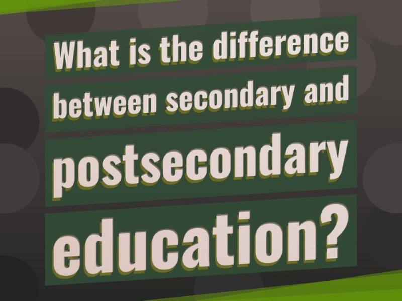 What is a post secondary institution