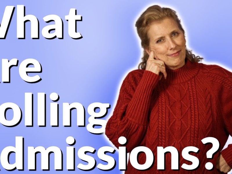 what is a rolling admission