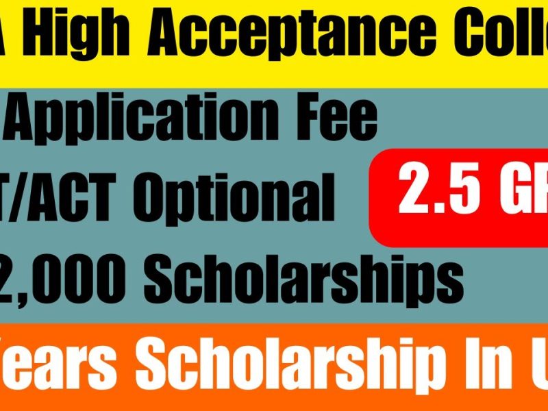 USA University Scholarship Requirements And Fees Balance