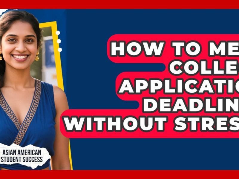 How To Meet USA Application Deadlines Without Stress